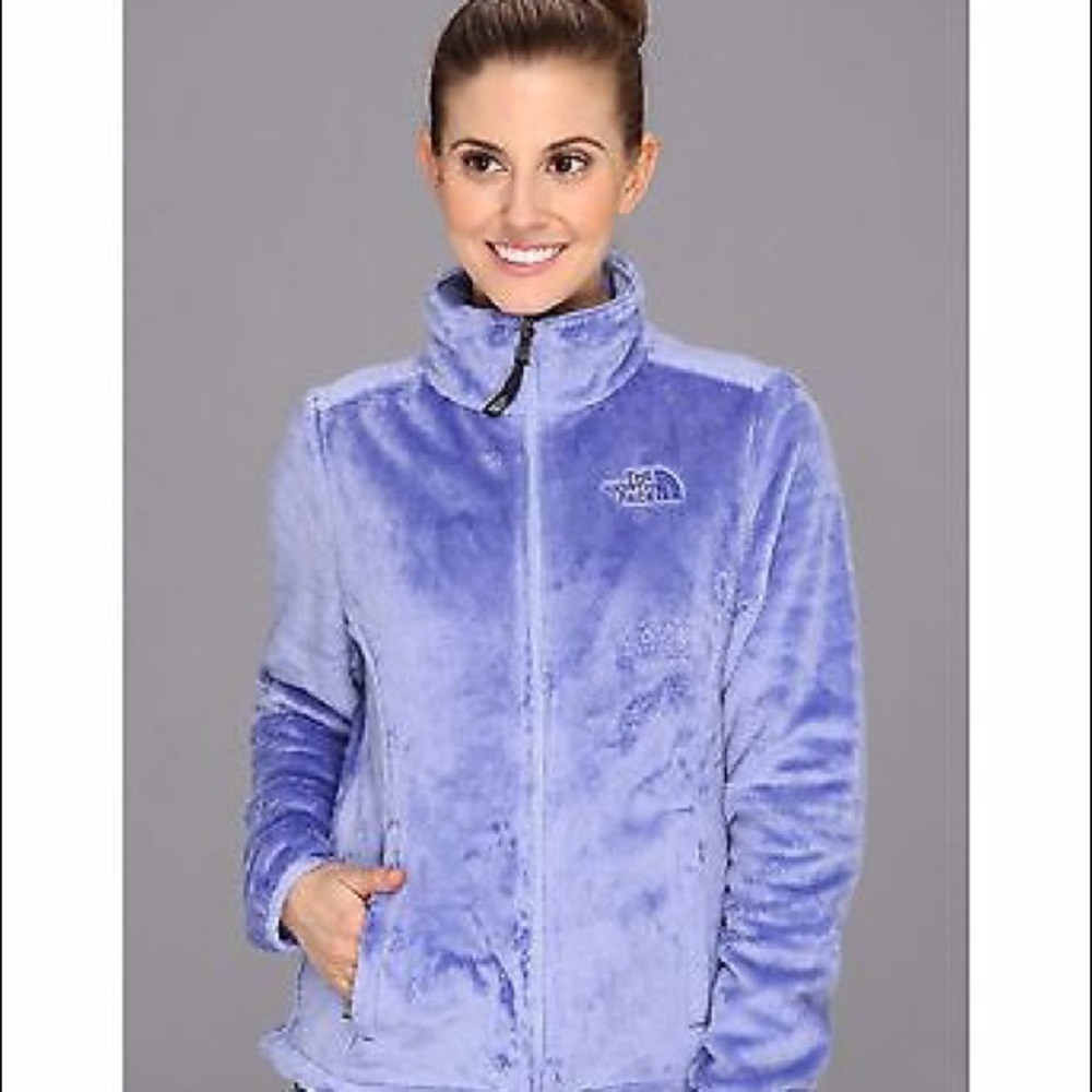 North face Purple Zip Up Fleece